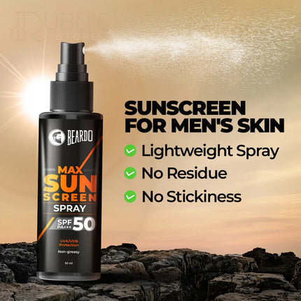 Beardo Max Sunscreen Spray SPF-50 - SUNSCREEN