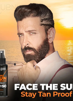 Beardo Max Sunscreen Spray SPF-50 pack of 2 - SUNSCREEN