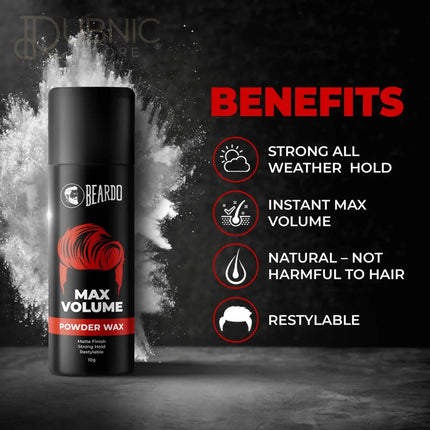 Beardo Max Volume Powder Wax - HAIR FIBER