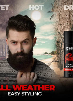 Beardo Max Volume Powder Wax pack of 2 - HAIR FIBER