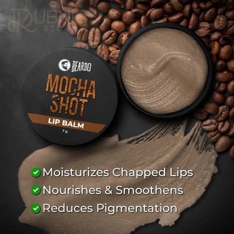 Beardo Mocha Shot Lip Balm - LIP BALM