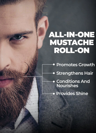 Beardo Mustache Growth Roll On - 8 ml - Mustache Growth Roll