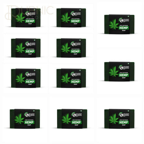 Beardo Skin Tightening Hemp Soap 125gm pack of 12 - BATH