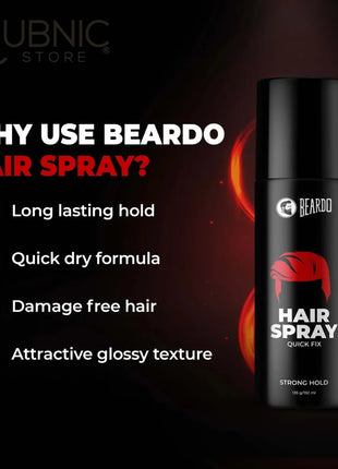 Beardo Strong Hold Hair Spray For Men - hair spray