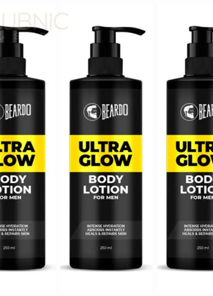 Beardo Ultraglow Body Lotion For Men pack of 3 - BODY BUTTER