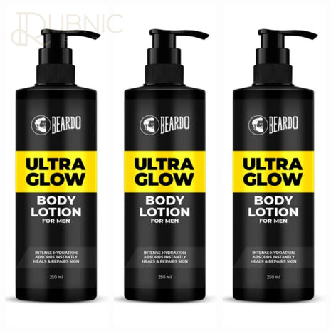 Beardo Ultraglow Body Lotion For Men pack of 3 - BODY BUTTER