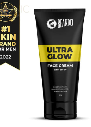 Beardo Ultraglow Face Cream & Lip Balm (Bubblegum) Combo -