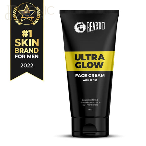 Beardo Ultraglow Face Cream & Lip Balm (Bubblegum) Combo -