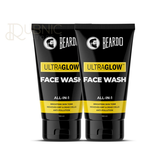 Beardo Ultraglow Facewash For Men 100 ML PACK OF 2 - face