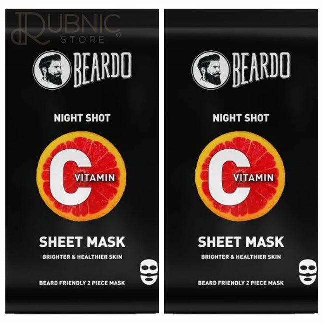 Beardo Vitamin C Sheet Mask pack of 2 - SHEET MASK