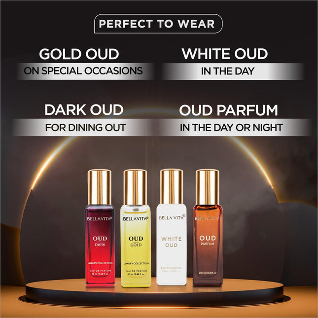 Bella Vita Luxury OUD Experience Eau De Parfum Gift Set 4 x