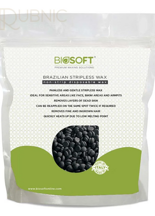 BIO SOFT CHARCOAL STRIPLESS WAX - WAX