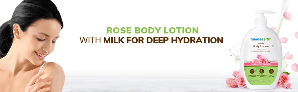 Mamaearth Rose Body Lotion 400 ml * 2