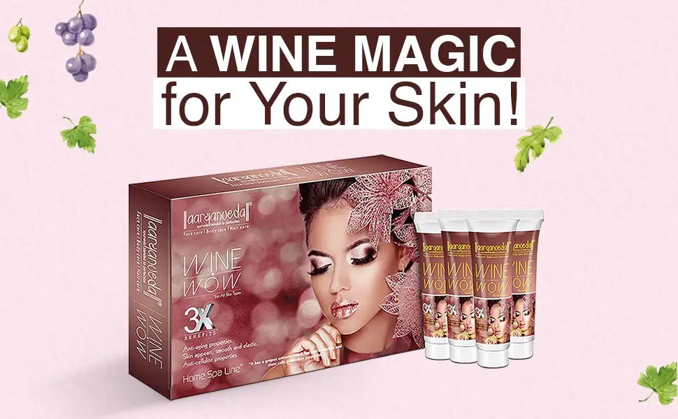 Wine Facial Kit for glowing skin