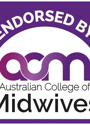 the logo for the australian college of midwives