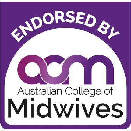 the logo for the australian college of midwives