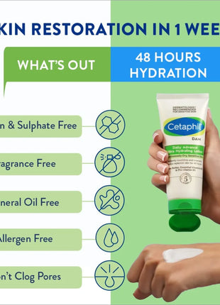 Cetaphil DAM Daily Advance Ultra Hydrating Lotion 30 gm -