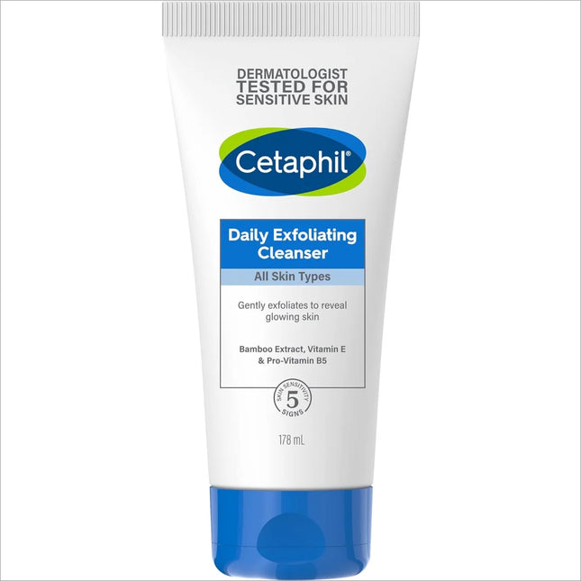 Cetaphil Face Wash Daily Exfoliating Cleanser 178 ml - FACE