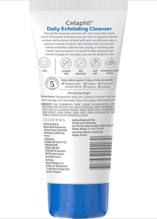 Cetaphil Face Wash Daily Exfoliating Cleanser 178 ml - FACE