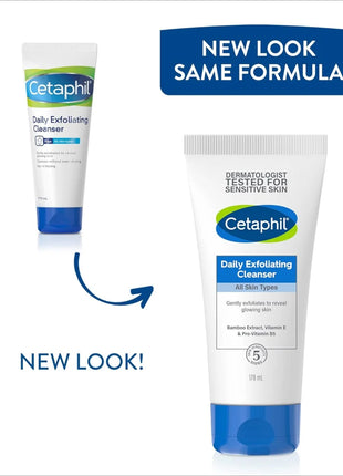 Cetaphil Face Wash Daily Exfoliating Cleanser 178 ml - FACE