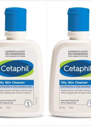 Cetaphil Oily Skin Cleanser Daily Face Wash 125ml - pack