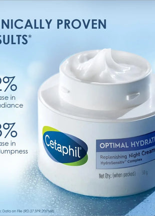 Cetaphil Optimal Hydration Replenishing Night Cream 50g -