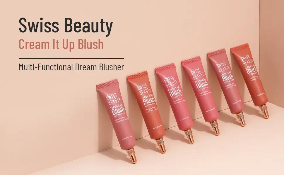 Swiss Beauty Cream It Up Blusher with Long-lasting Formula