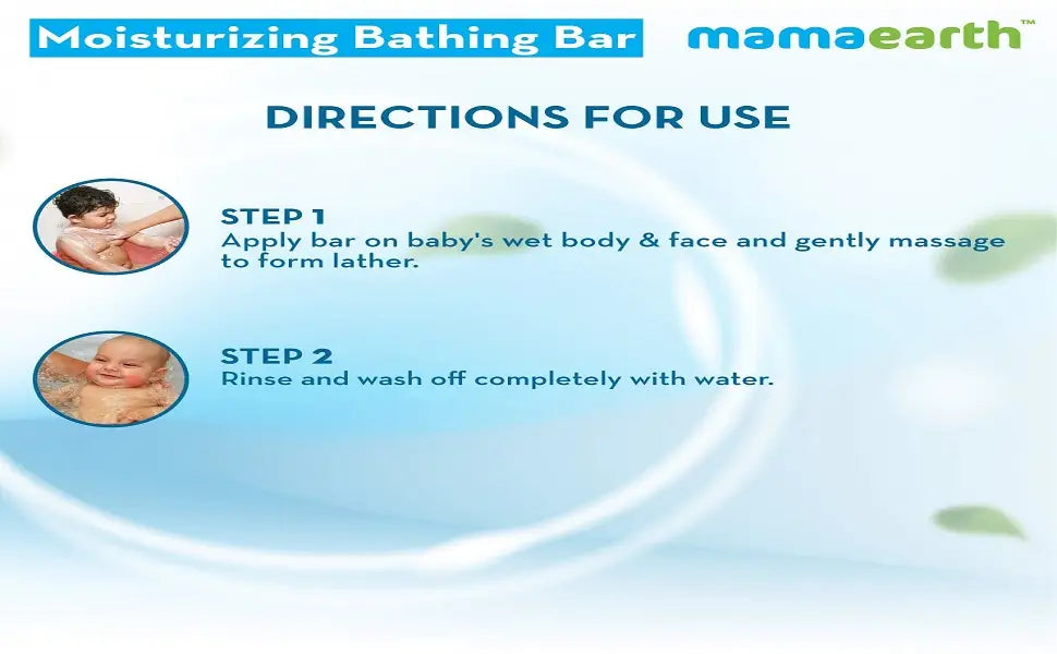 Mamaearth Moisturizing Baby Bathing Soap Bar 150 GM