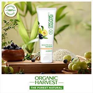 Organic Harvest Brightening Face Wash 100gm