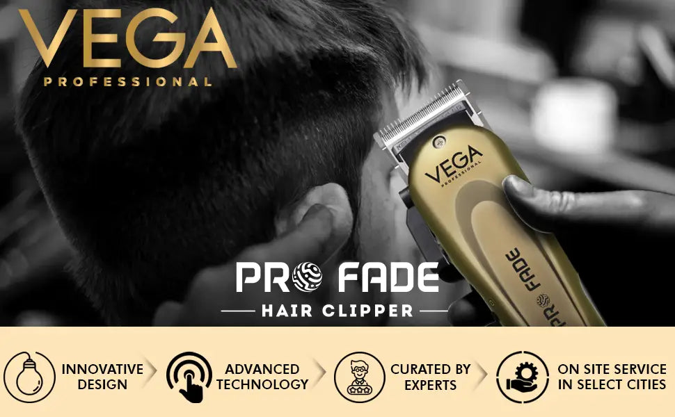 VEGA Professional Pro Fade Hair Clipper VPPHC-05 Gold