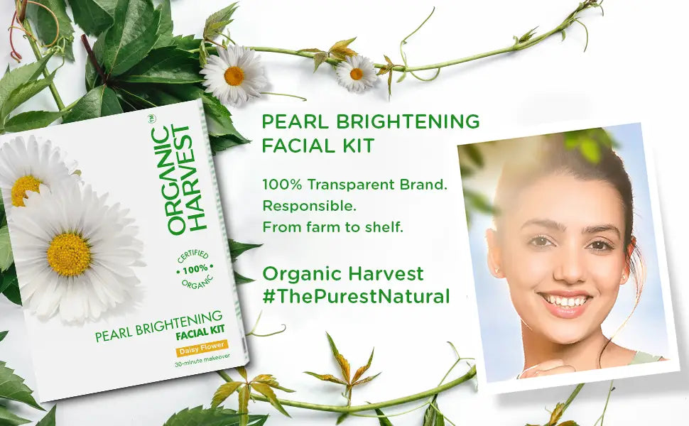 Organic Harvest Pearl Skin Brightening Facial Kit 50g