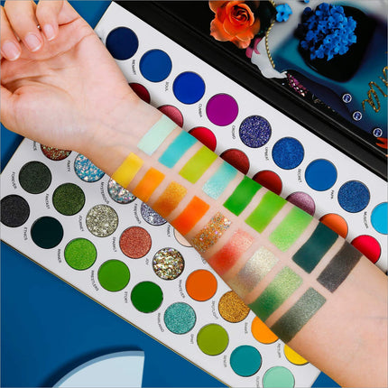 DELANCI Big Colorful Eyeshadow Palette Professional 54