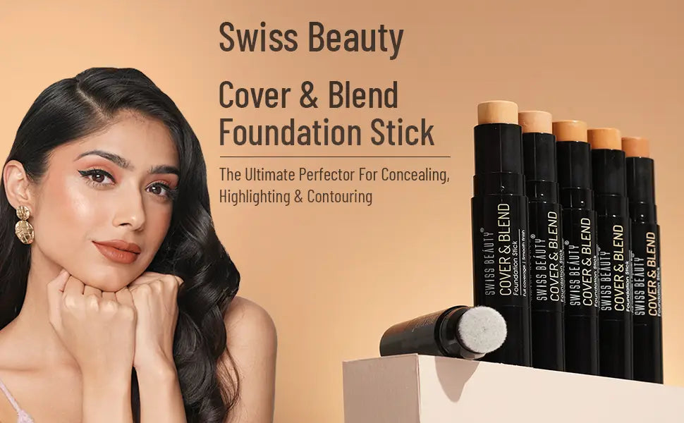 Swiss Beauty Waterproof Cover & Blend Foundation Stick