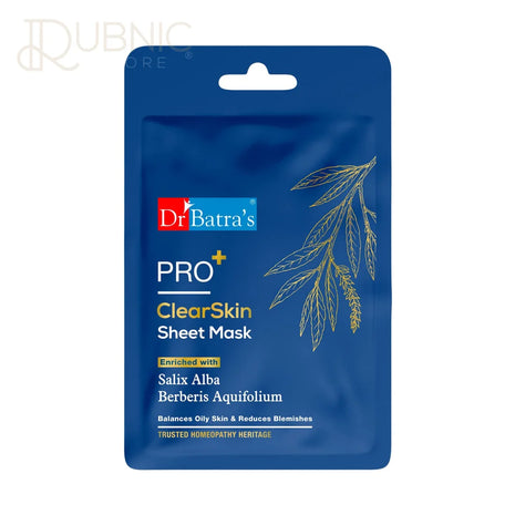 Dr Batra’s PRO+ Clear Skin Sheet Mask pack of 2 - SHEET MASK