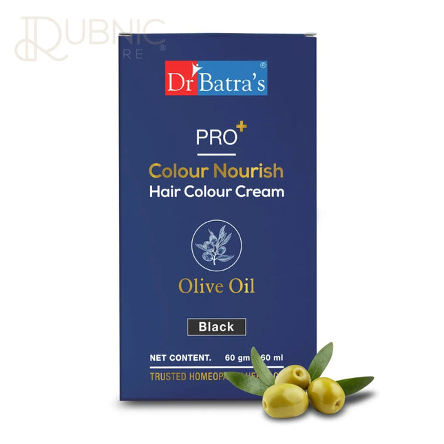 Dr Batra’s® Pro+ Colour Nourish Hair Colour Cream - Black -