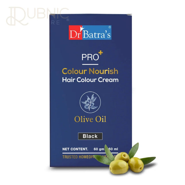 Dr Batra’s Pro+ Colour Nourish Hair Colour Cream BLACK PACK