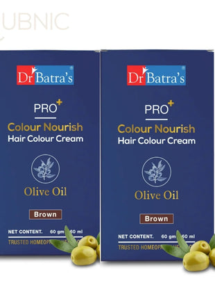 Dr Batra’s Pro+ Colour Nourish Hair Colour Cream Brown PACK