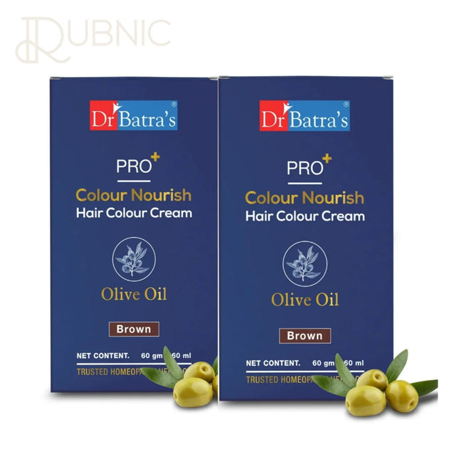 Dr Batra’s Pro+ Colour Nourish Hair Colour Cream Brown PACK