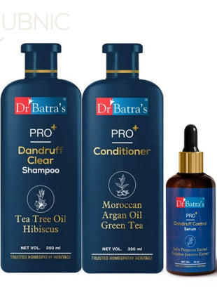 Dr Batra’s PRO+ Dandruff Clear Shampoo+Conditioner+Serum -