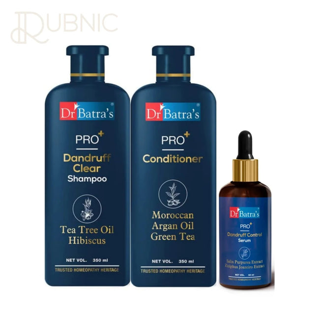 Dr Batra’s PRO+ Dandruff Clear Shampoo+Conditioner+Serum -