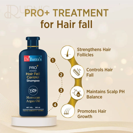 Dr Batra's® PRO+ Hair Fall Control Shampoo (350 ML) - SHOPKARO.ORG