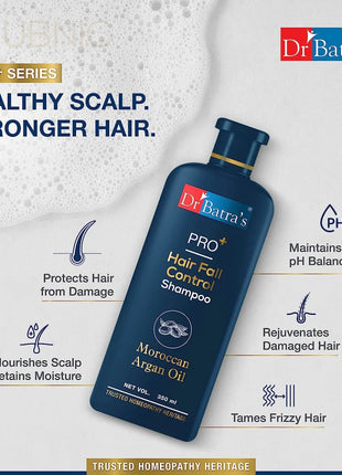 Dr Batra’s PRO+ Hair Fall Control Shampoo 350 ml+Conditioner