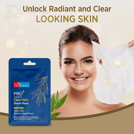 Dr Batra’s PRO+ Skin Sheet Mask pack of 3 - SHEET MASK