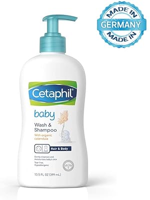 Cetaphil Baby Wash & Shampoo with Organic Calendula (400ml)