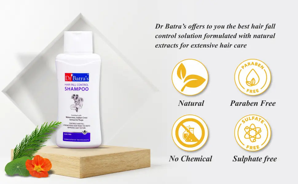 Dr. Batra’s Hair Fall Control Shampoo with Natural