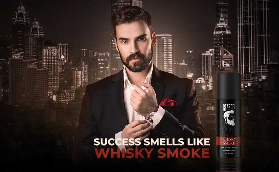 Beardo Whisky Smoke Perfume Body Spray for Men 120ml