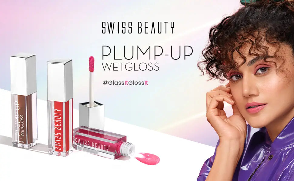 Swiss Beauty Plump-Up Wet Lightweight Lip Gloss