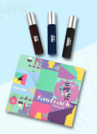 Fastrack Trance+Pulse+Beat Perfume Travel and Gift Set him -