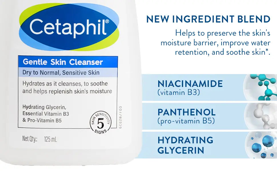 Cetaphil Gentle Skin Cleanser - Removes Dirt Oil &