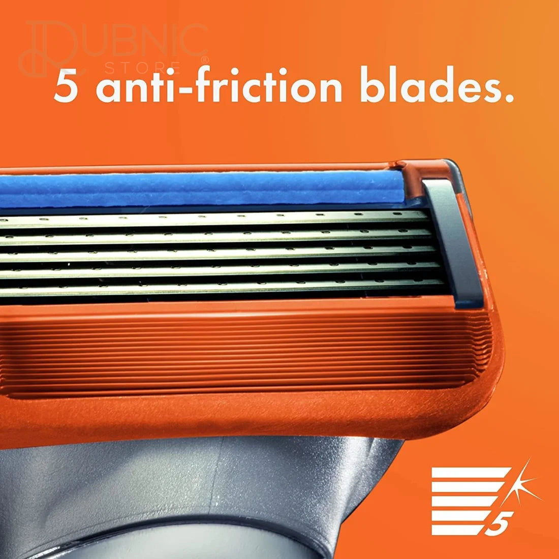 Gillette Fusion5 Razor Handle + 1 Blade Refill - RUBNIC